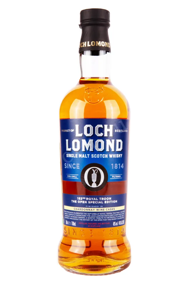 Бутылка Loch Lomond Open Special Edition 152 Royal Troon Chardonnay Wine Casks 0.75 л