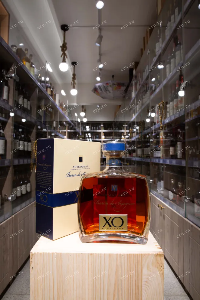 В магазине Крю Профи Baron de Sigognac XO Platinum gift box 0.7 л