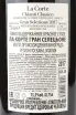 Контрэтикетка La Corte Gran Selezione Chianti Classico Castello di Querceto 2017 0.75 л