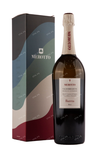 Игристое вино Merotto Valdobbiadene Bareta Prosecco Brut  1.5 л