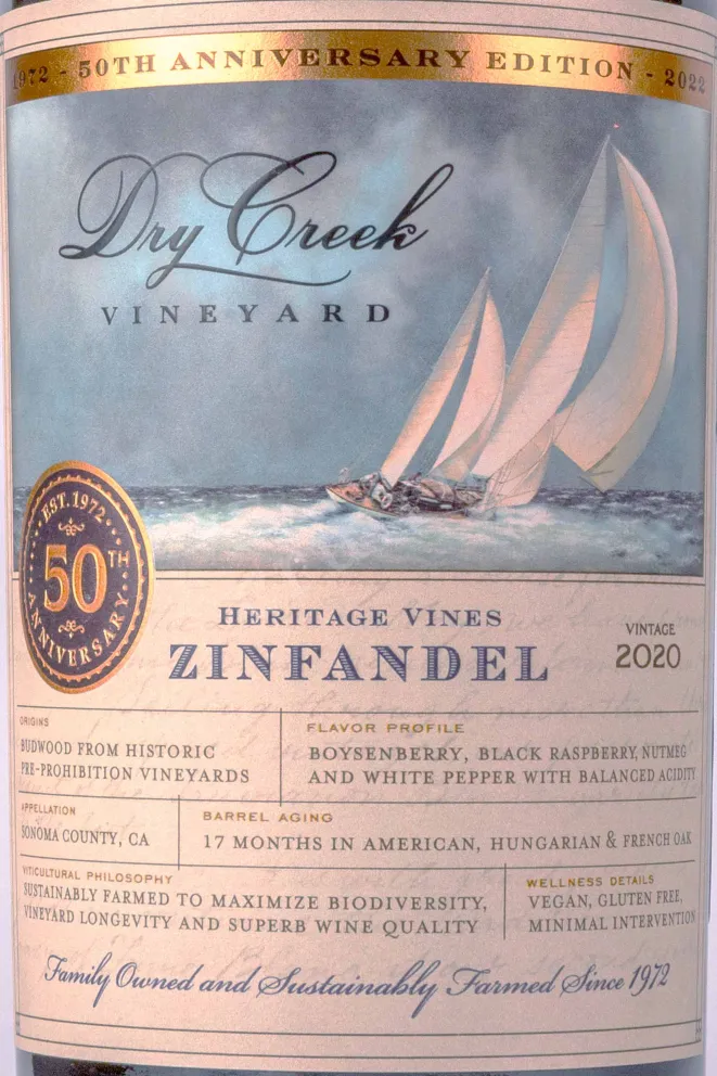 Вино Dry Creek Vineyard Heritage Vines Zinfandel 0.75 л