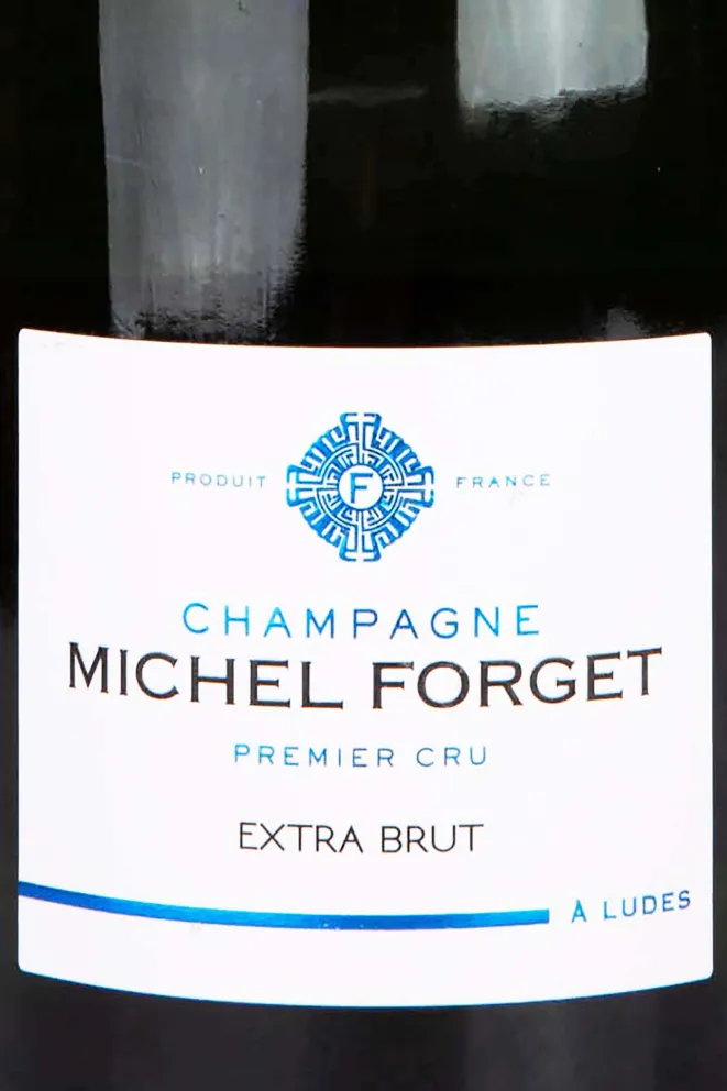 Этикетка Michel Forget Extra Brut Premier Cru 2018 0.75 л