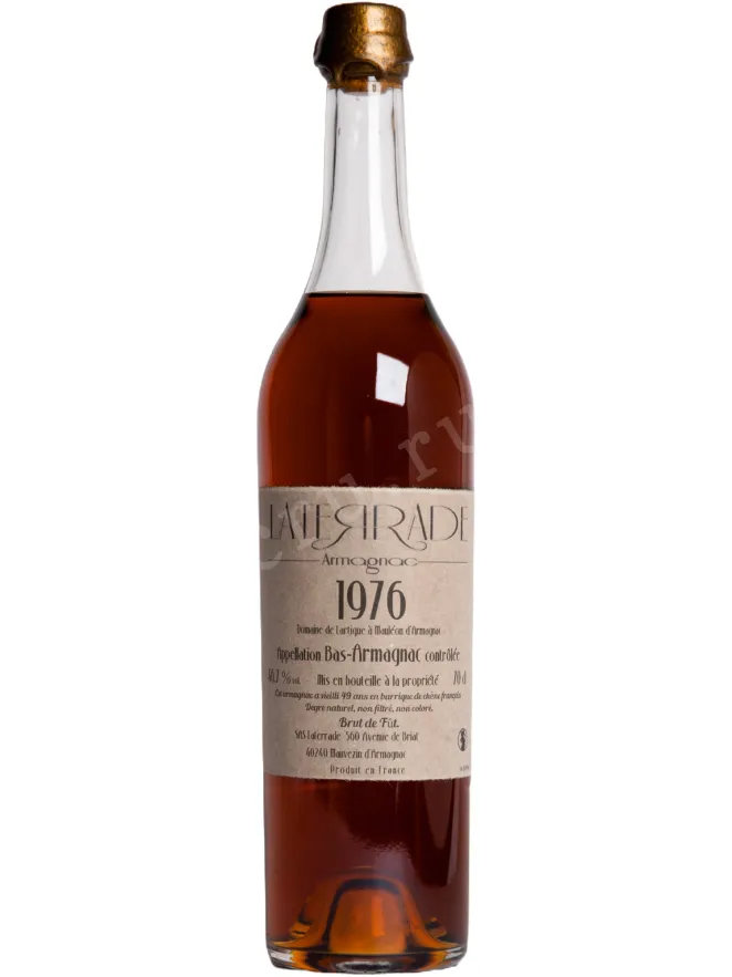 Арманьяк Laterrade Domaine de Lartigue Bas-Armagnac 1976 0.7 л