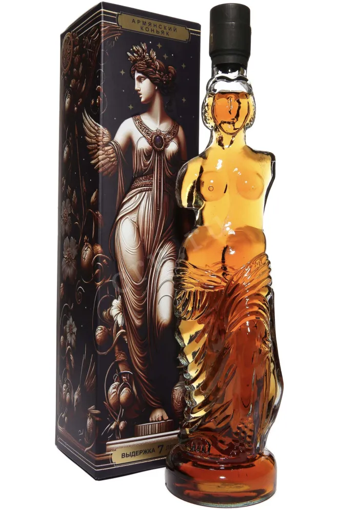 Коньяк Веди Алко Афродита 7 лет в подарочной упаковке  0.35 л