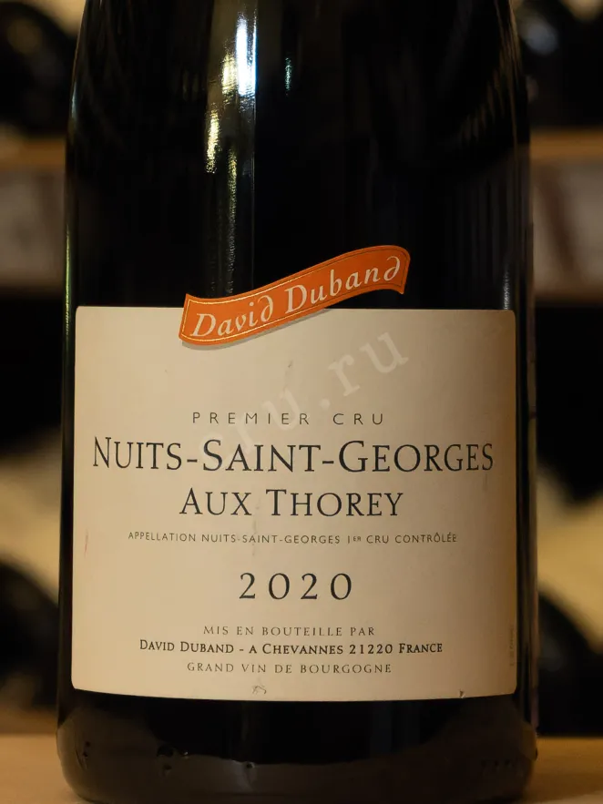 В магазине Крю Профи David Duband Nuits-Saint-Georges Premier Cru Aux Thorey 2020 0.75 л
