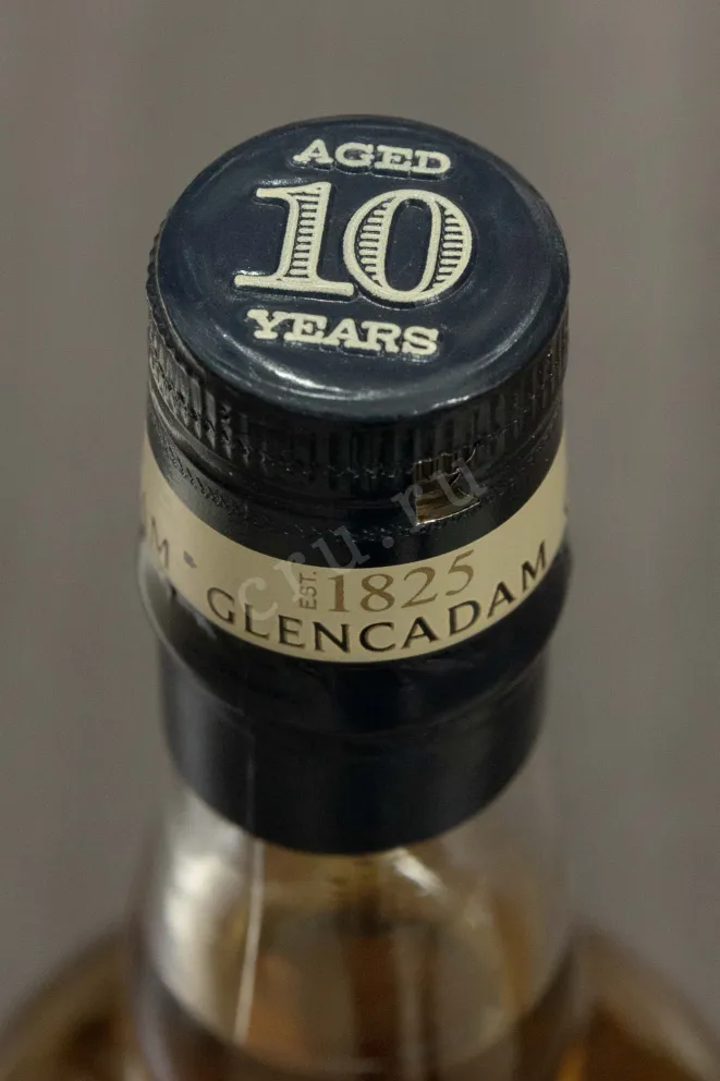 Пробка Glencadam Single Malt Scotch 10 years in tube 0.7 л