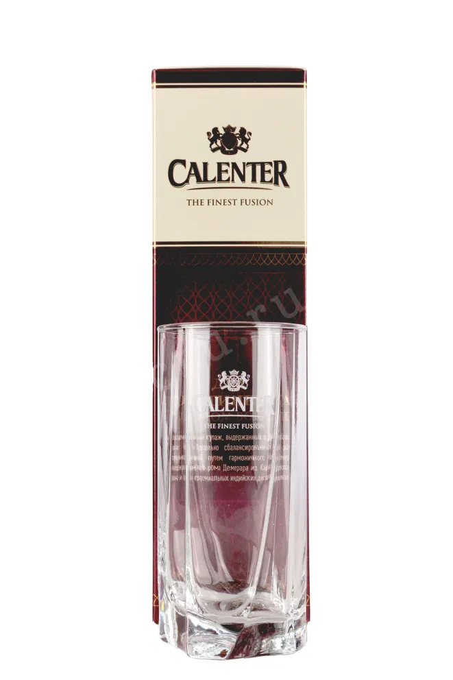 Набор с бокалами Calenter Premium giftset with 1 glass 0.75 л