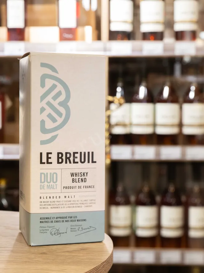 В магазине Крю Профи Le Breuil Duo de Malt Blend gift box 0.7 л