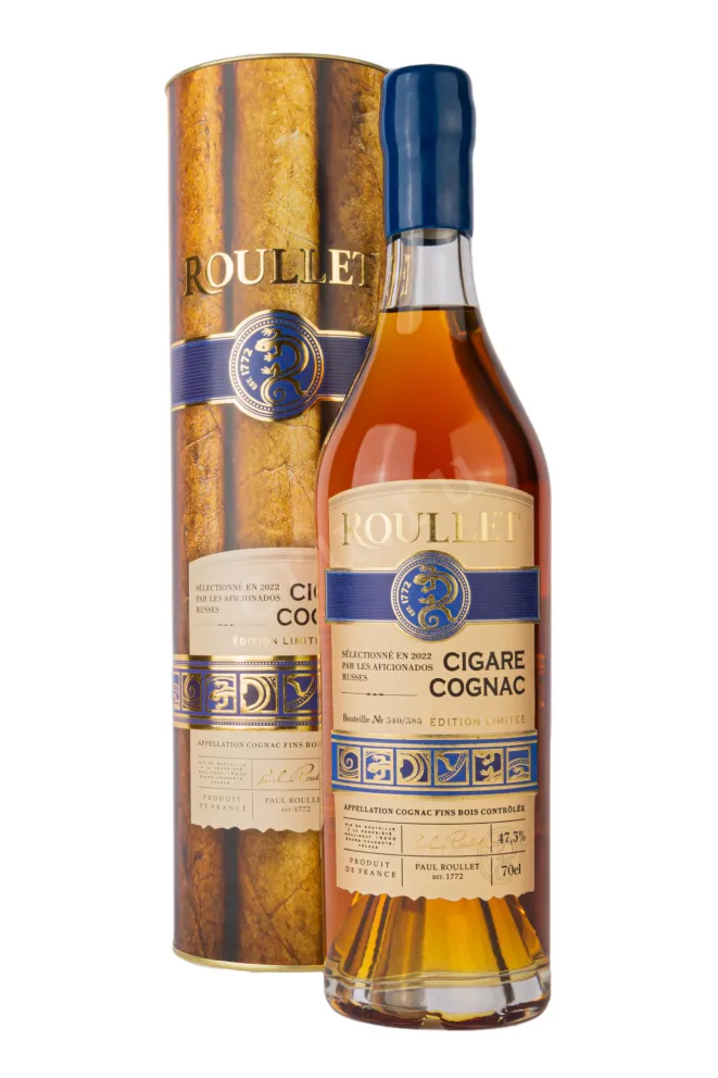 Коньяк Roullet Cigare in tube  0.7 л