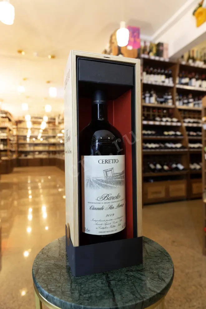 В магазине Крю Профи Ceretto Barolo Cannubi San Lorenzo in gift box 2009 1.5 л