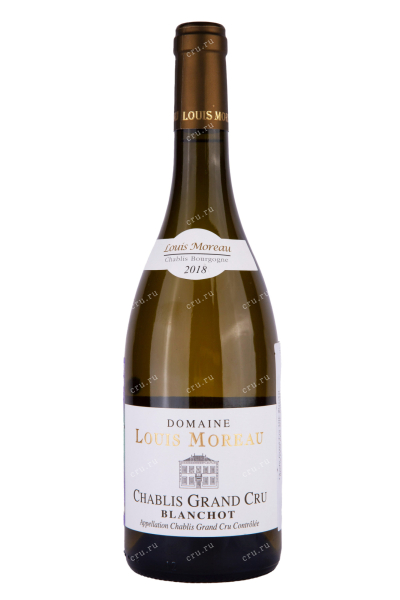 Вино Domaine Louis Moreau Chablis Grand Cru Blanchot 2018 0.75 л