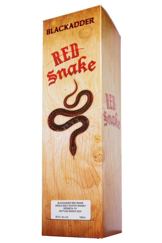 Виски Blackadder Red Snake Single Malt Scotch gift box  0.7 л