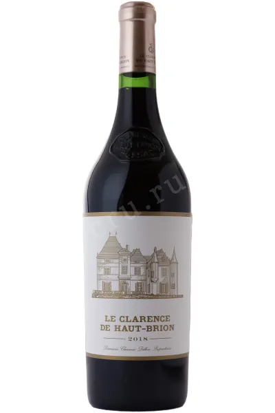 Вино Chateau Haut-Brion Le Clarence de Haut-Brion Pessac-Leognan 2018 0.75 л