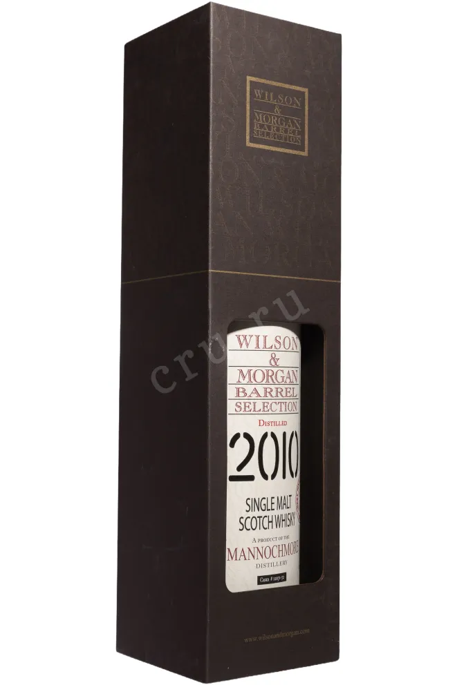 В подарочной коробке Wilson&Morgan Barrel Selection Mannochmore 2010 Sherry Finish Oloroso in gift box 0.7 л