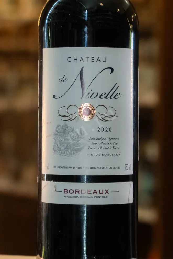 В магазине Крю Профи Chateau de Nivelle Bordeaux  2020 0.75 л