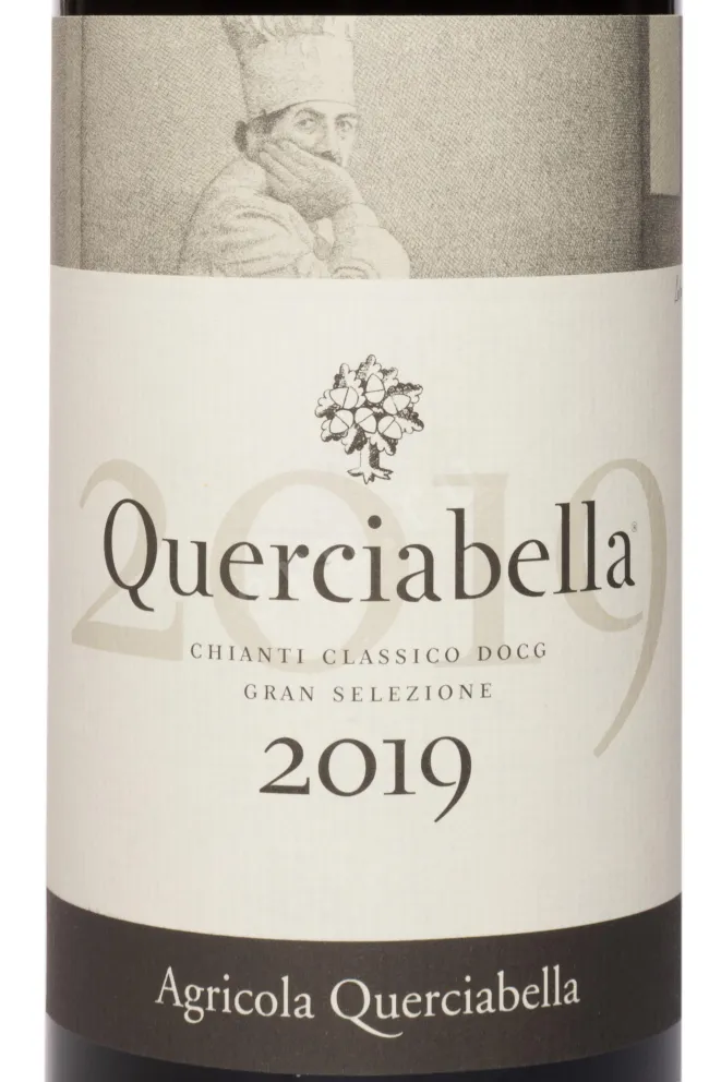 Этикетка Querciabella Chianti Classico Gran Selezione DOCG 2019 0.75 л