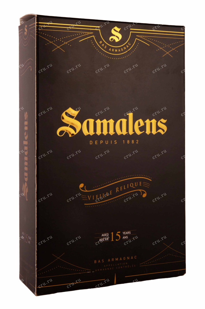 Подарочная коробка Samalens Vieille Relique 15 years 2005 0.7 л