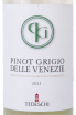 Этикетка Pinot Grigio Delle Venezie 2021 0.75 л