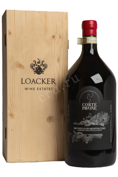 Вино Corte Pavone Brunello di Montalcino in gift box 2017 3 л