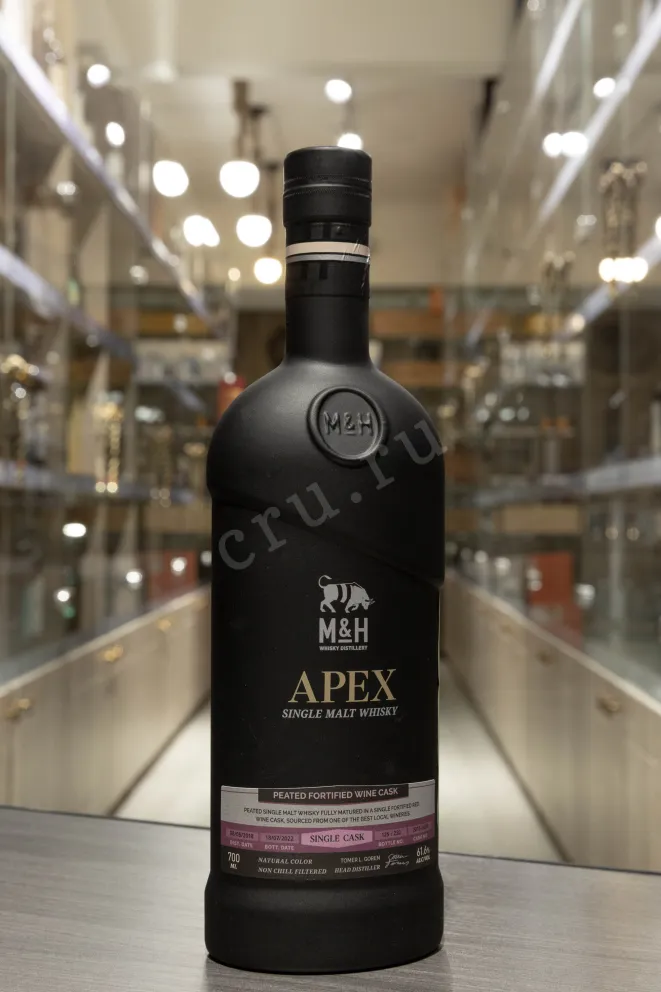 В магазине Крю Профи M&H Apex Single Cask Fortified Red Wine Cask 3 years in gift box 0.7 л