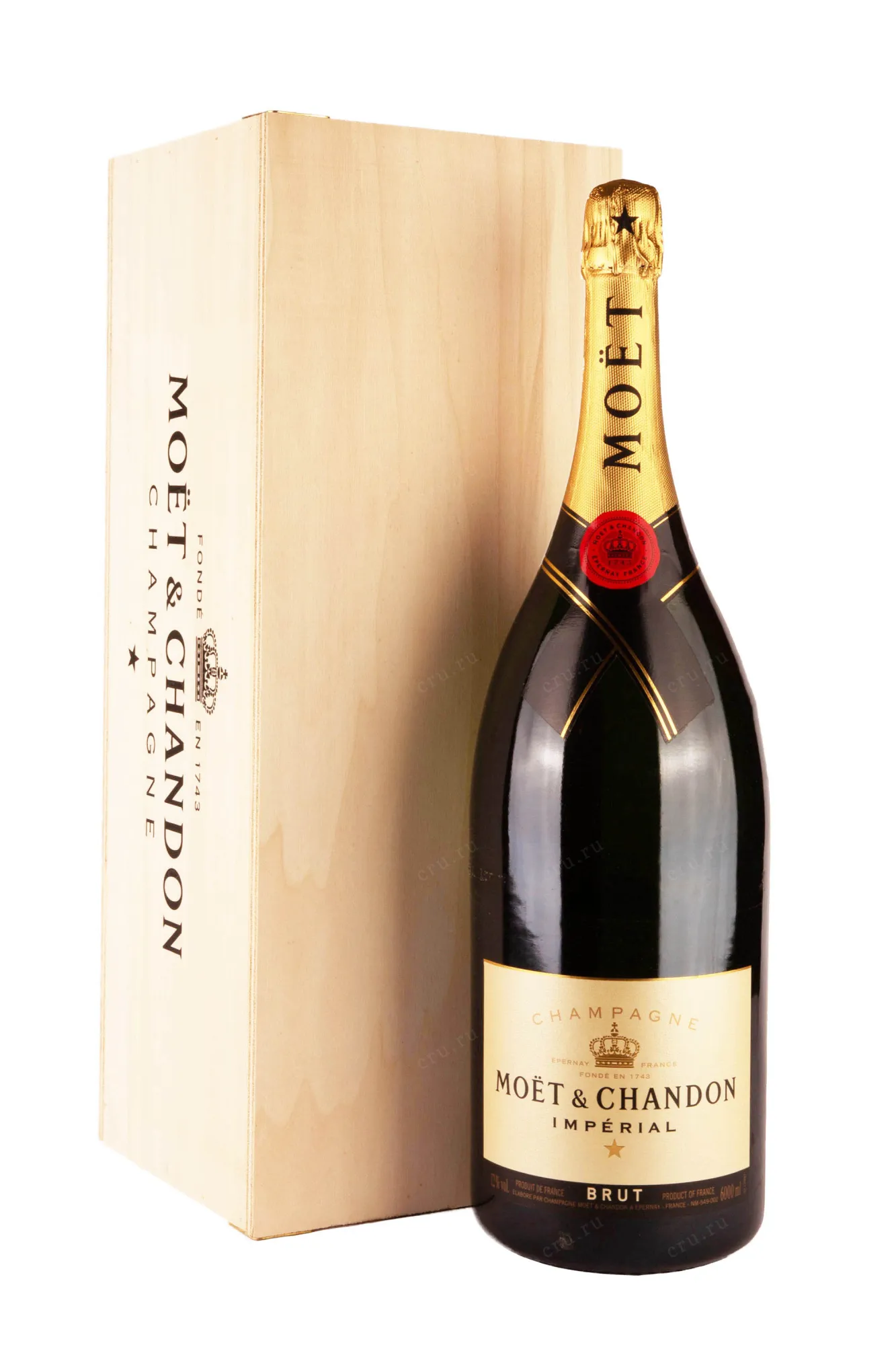 Фото — Шампанское Moet & Chandon Imperial in giftbox  6 л