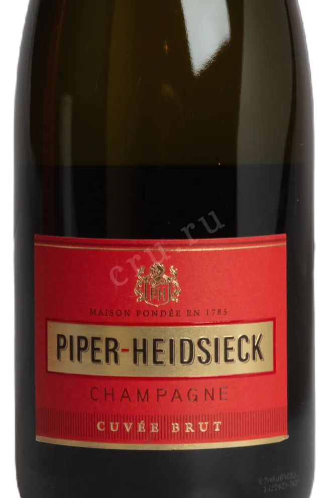 Этикетка Piper-Heidsieck Brut in tube 2021 0.75 л