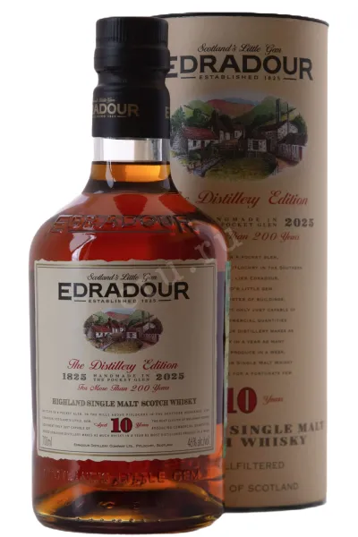 Виски  Edradour 10 Years Old in tube  0.7 л