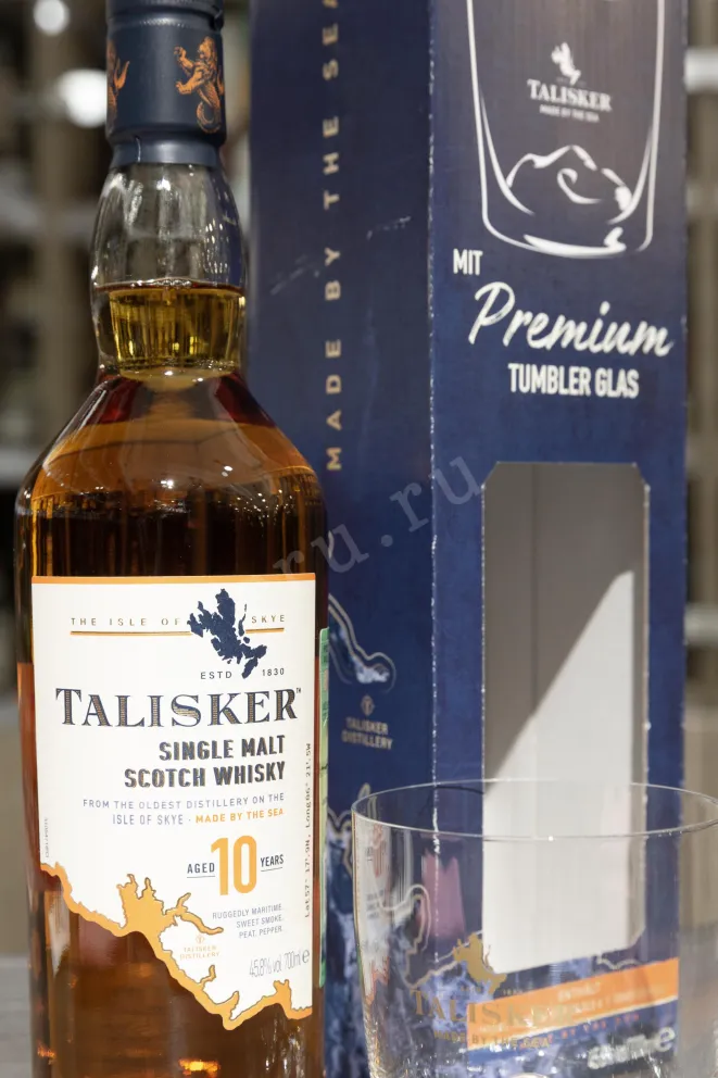 В магазине Крю Профи Talisker 10 Years Old in gift box with glass 0.7 л