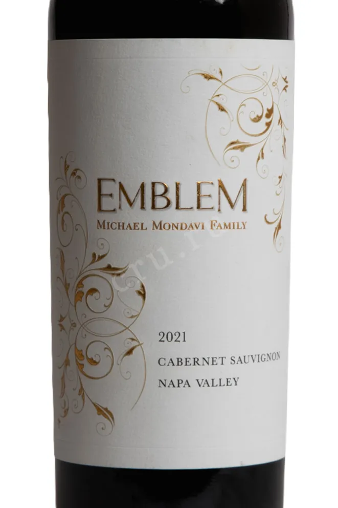 Этикетка Michael Mondavi Emblem Cabernet Sauvignon Napa Valley 2021
