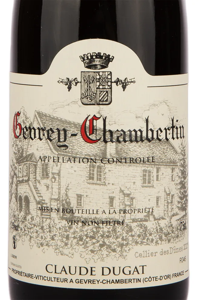 Этикетка вина Claude Dugat Gevrey-Chambertin 2018 0.75 л