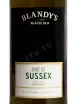 Этикетка Blandy's Duke of Sussex Dry 0.75 л