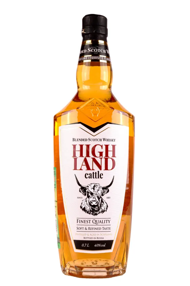 Бутылка Highland Cattle 3 years gift box 0.7 л