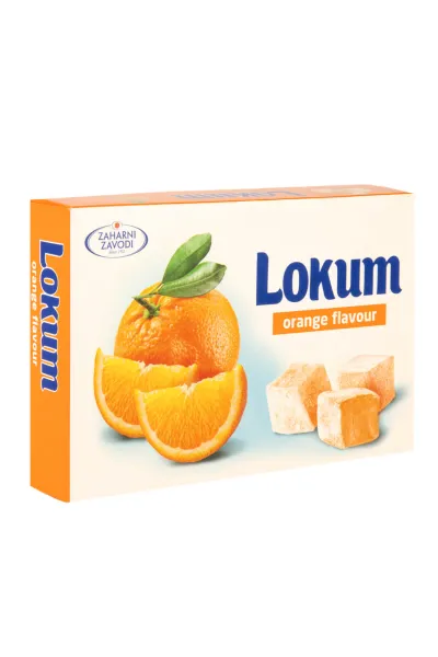 Конфеты Локум со вкусом апельсина 140 г