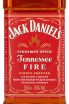 Этикетка Jack Daniels Tennessee Fire 0.7 л