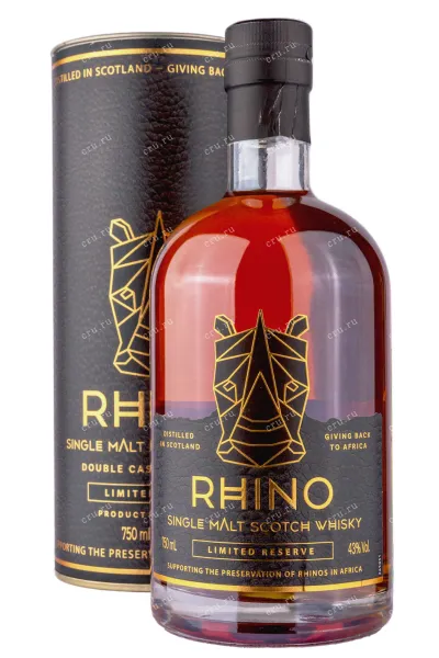 Виски Rhino in tube  0.75 л