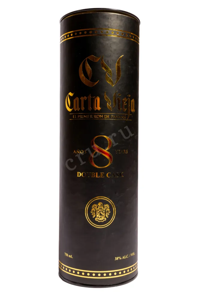 Туба Ron Carta Vieja Solera Anejo in gift tube 2024 0.75 л