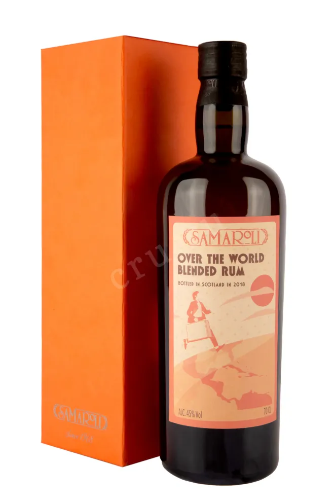 Ром Samaroli Over The World gift box  0.7 л