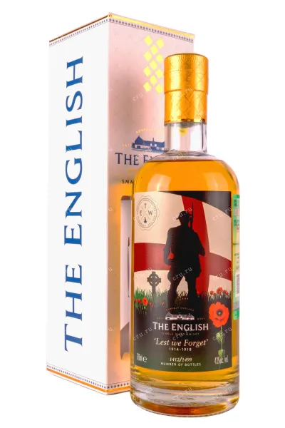 Виски English Lest We Forget gift box  0.7 л