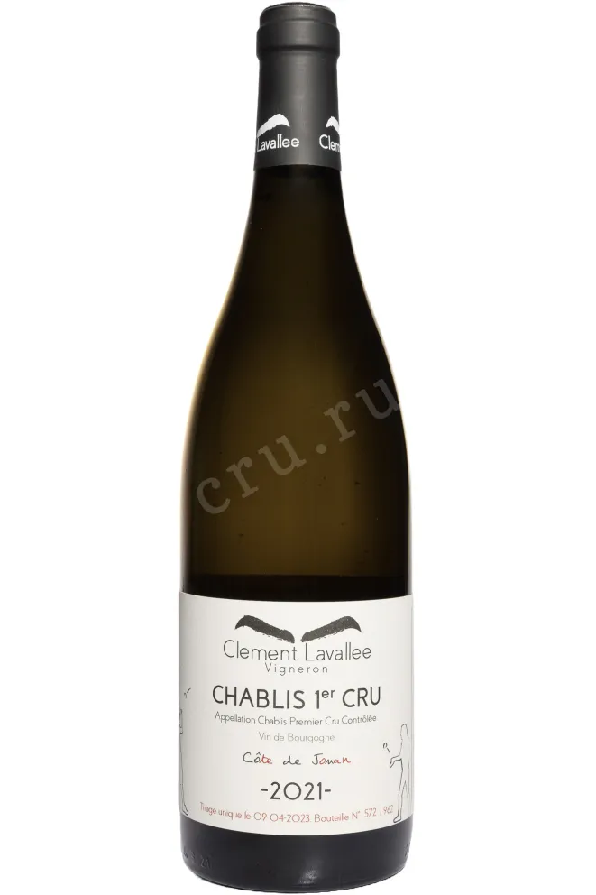 Вино Clement Lavallee Cote de Jouan Chablis 1er Cru AOC 2021 0.75 л