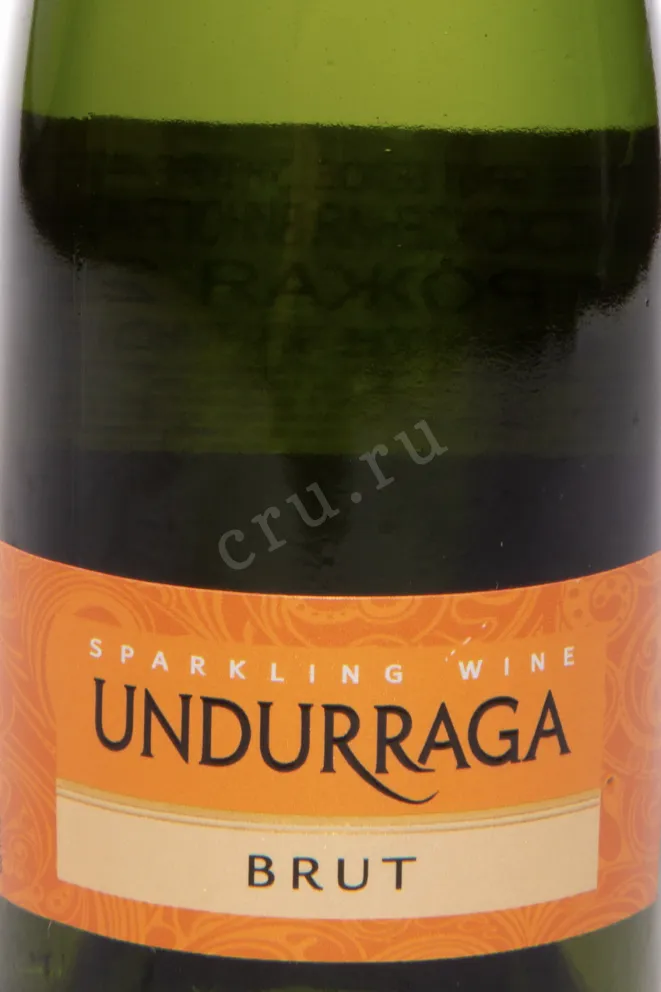 Этикетка Undurraga Sparkling Brut 2024 0.375 л