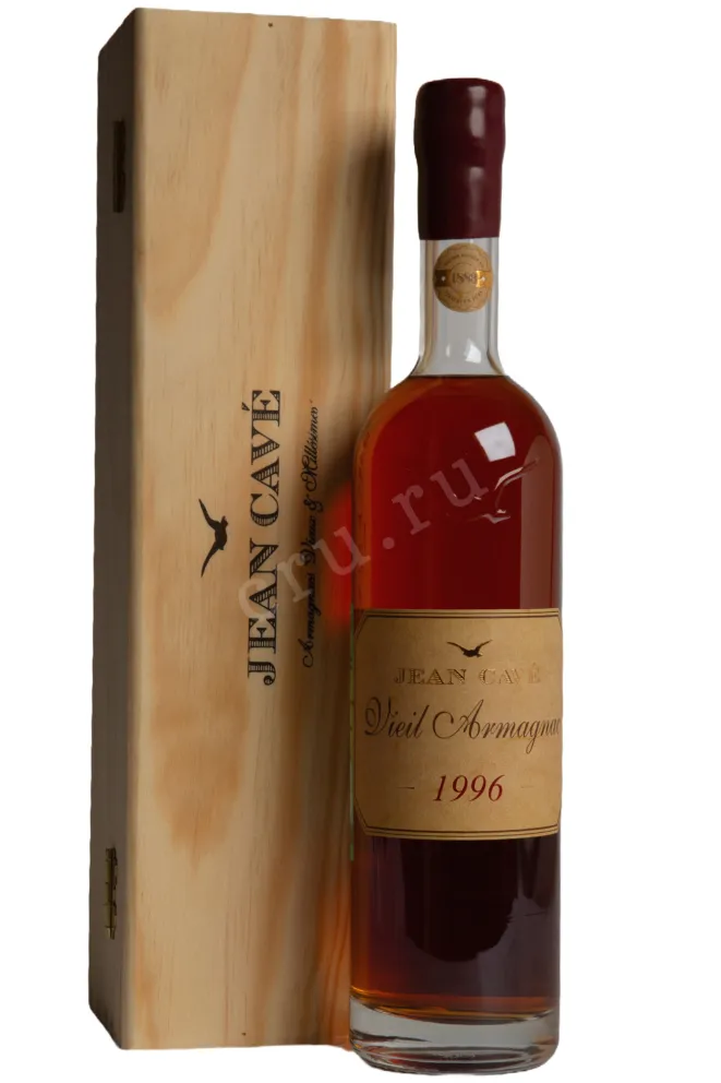 Бренди Jean Cave Vieil Armagnac 1996 AOC wooden box 1996 0.7 л