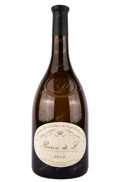 Вино Baron de L Pouilly-Fume 2018 1.5 л