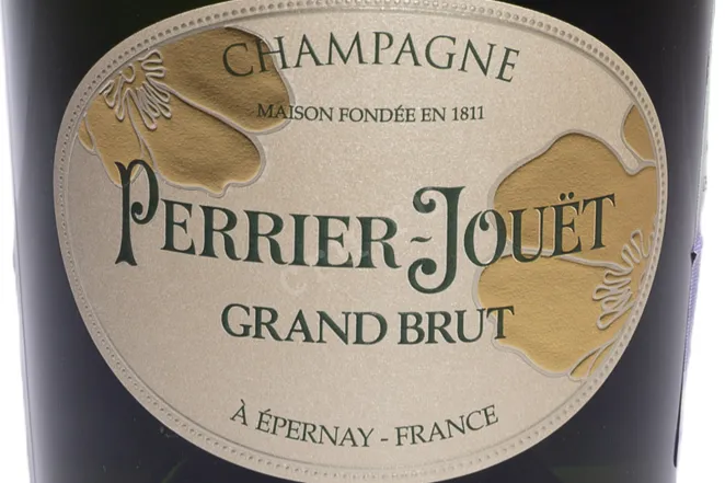 Этикетка Perrier-Jouet Grand Brut in gift box 2021 0.75 л