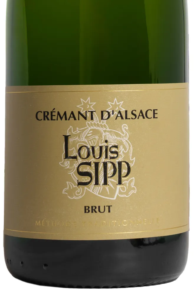 Этикетка Louis Sipp Cremant d'Alsace Brut AOC 2023 0.75 л