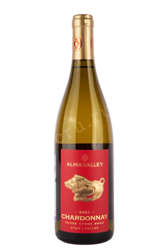 Вино Алма Велли Шардоне 2021 0.75 л