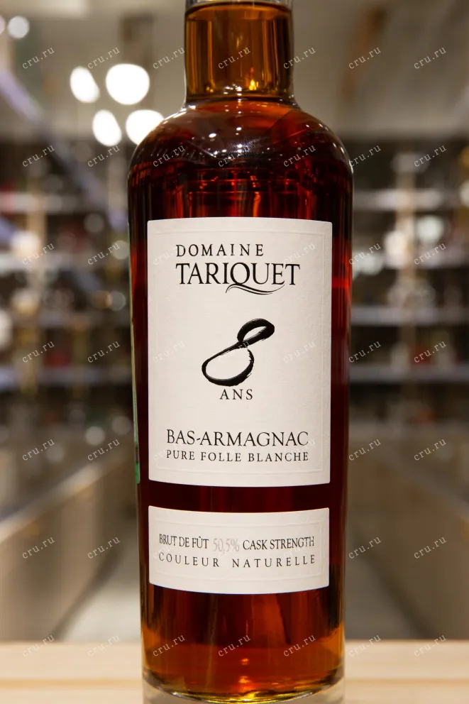Этикетка Chateau du Tariquet Folle Blanche 8 years 0.7 л