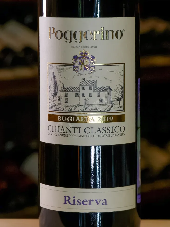 В магазине Крю Профи Poggerino Chianti Classico Riserva Bugialla 2019 0.75 л