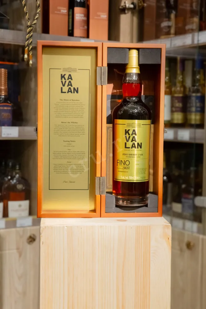 В магазине Крю Профи Kavalan Solist Fino Sherry Cask gift box 0.7 л
