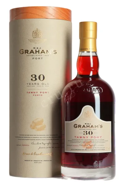 Портвейн Grahams 30 years Tawny in tube 1999 0.75 л