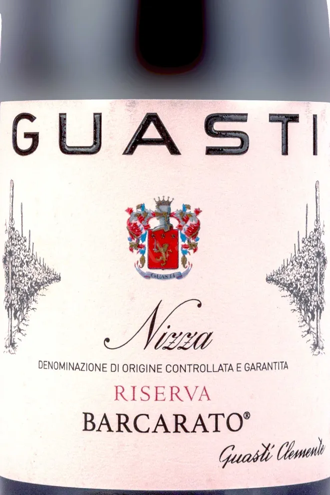 Этикетка Guasti Nizza Riserva Barcarato 0.75 л